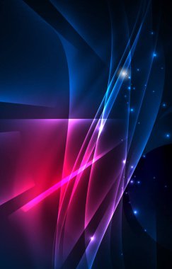 Vektör Kutup ışıkları kavramı arka plan