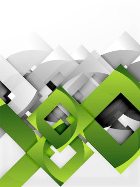 Vektör kare şablon arka plan