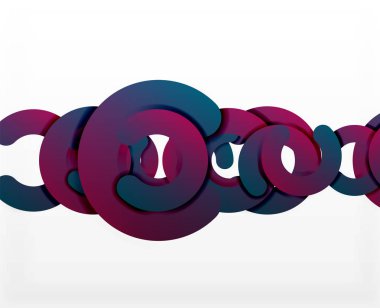 Daire geometrik arka plan, renkli iş veya web için teknoloji tasarım