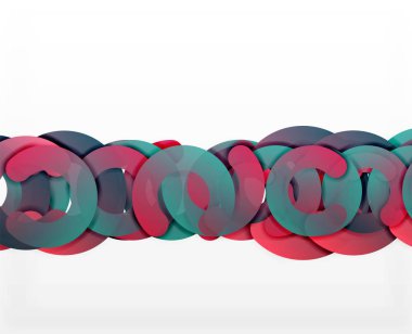 Daire geometrik arka plan, renkli iş veya web için teknoloji tasarım