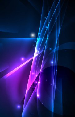 Vektör Kutup ışıkları kavramı arka plan