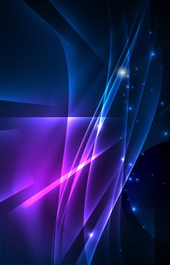 Vektör Kutup ışıkları kavramı arka plan