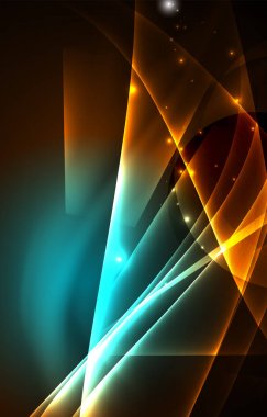 Vektör Kutup ışıkları kavramı arka plan