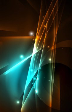 Vektör Kutup ışıkları kavramı arka plan