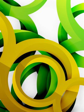 Vektör 3d yüzük tasarım arka plan