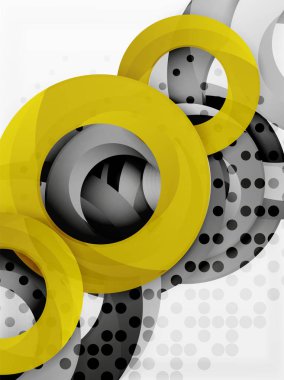 Daire arka plan tasarımı