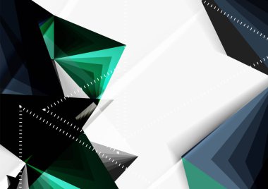 Vektör düşük Poli tarzı 3d üçgen çizgi