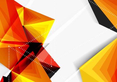 Vektör düşük Poli tarzı 3d üçgen çizgi