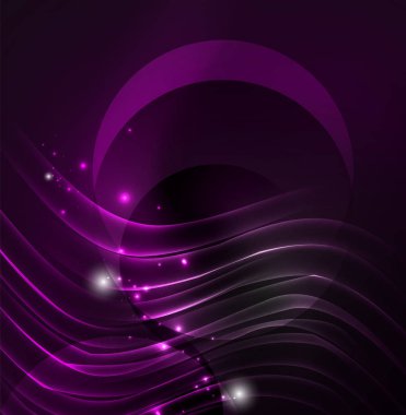 parlayan futuristik çizgiler