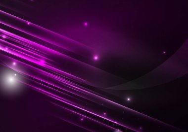 parlayan futuristik çizgiler