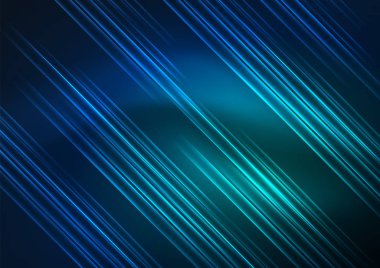 parlayan futuristik çizgiler