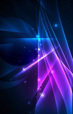 Vektör Kutup ışıkları kavramı arka plan