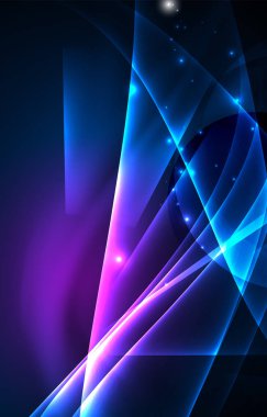 Vektör Kutup ışıkları kavramı arka plan