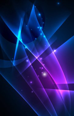 Vektör Kutup ışıkları kavramı arka plan