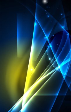 Vektör Kutup ışıkları kavramı arka plan