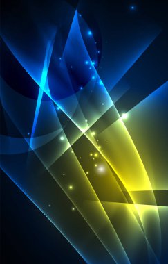 Vektör Kutup ışıkları kavramı arka plan