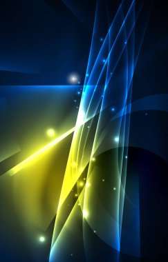 Vektör Kutup ışıkları kavramı arka plan