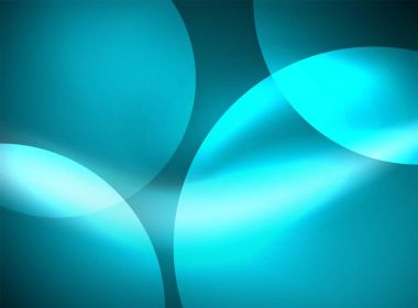 Parlak parlayan cam daire modern futuristik arka plan şablonu