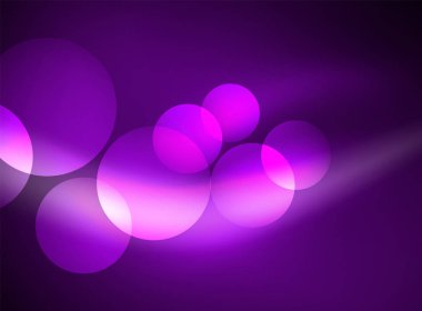 Parlak parlayan cam daire modern futuristik arka plan şablonu