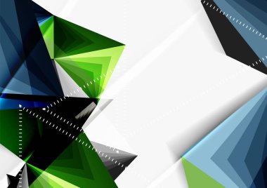 Vektör düşük Poli tarzı 3d üçgen çizgi