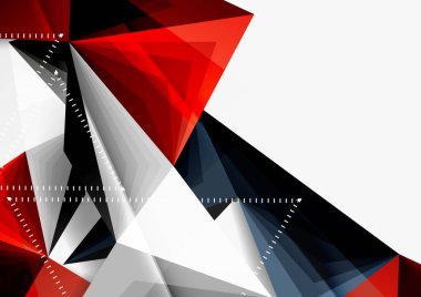 Vektör düşük Poli tarzı 3d üçgen çizgi