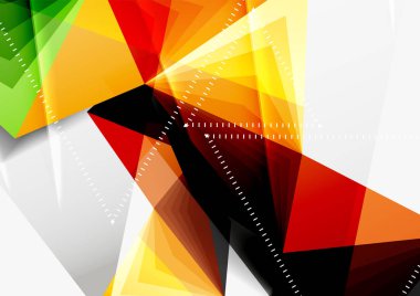 Vektör düşük Poli tarzı 3d üçgen çizgi