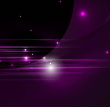 parlayan futuristik çizgiler