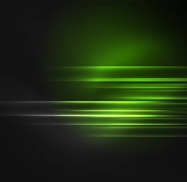 parlayan futuristik çizgiler