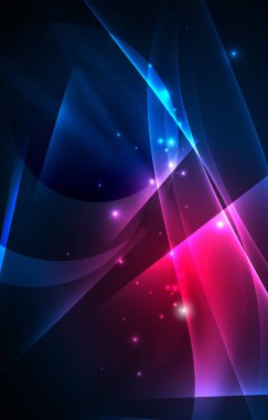 Vektör Kutup ışıkları kavramı arka plan