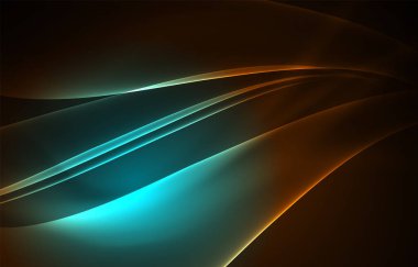 Vektör Kutup ışıkları kavramı arka plan