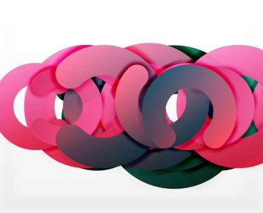 Daire geometrik arka plan, renkli iş veya web için teknoloji tasarım