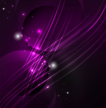 parlayan futuristik çizgiler