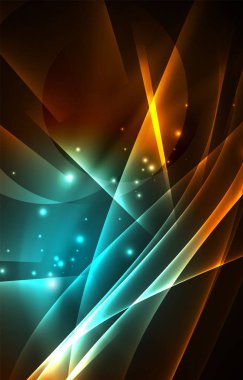 Vektör Kutup ışıkları kavramı arka plan