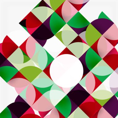 Modern geometrik arka plan daire