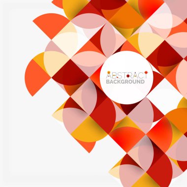 Modern geometrik arka plan daire