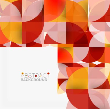 Modern geometrik arka plan daire