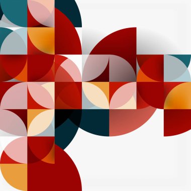 Modern geometrik arka plan daire