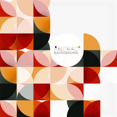 Modern geometrik arka plan daire