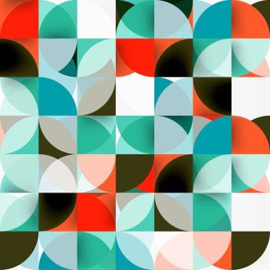 Modern geometrik arka plan daire