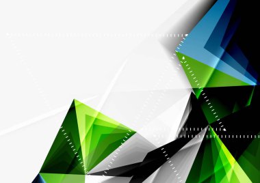 Vektör düşük Poli tarzı 3d üçgen çizgi