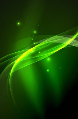 Parlayan dalga vektör, duman