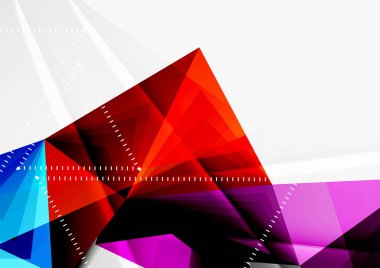 Vektör düşük Poli tarzı 3d üçgen çizgi