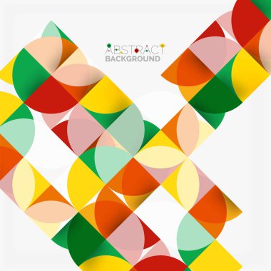 Modern geometrik arka plan daire