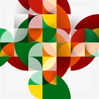 Modern geometrik arka plan daire