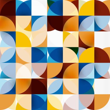 Modern geometrik arka plan daire