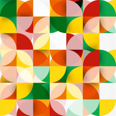 Modern geometrik arka plan daire