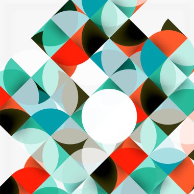 Modern geometrik arka plan daire