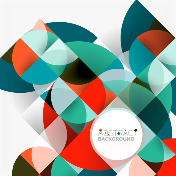 Modern geometrik arka plan daire