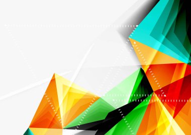 Vektör düşük Poli tarzı 3d üçgen çizgi