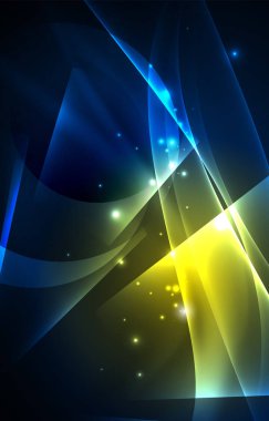 Vektör Kutup ışıkları kavramı arka plan